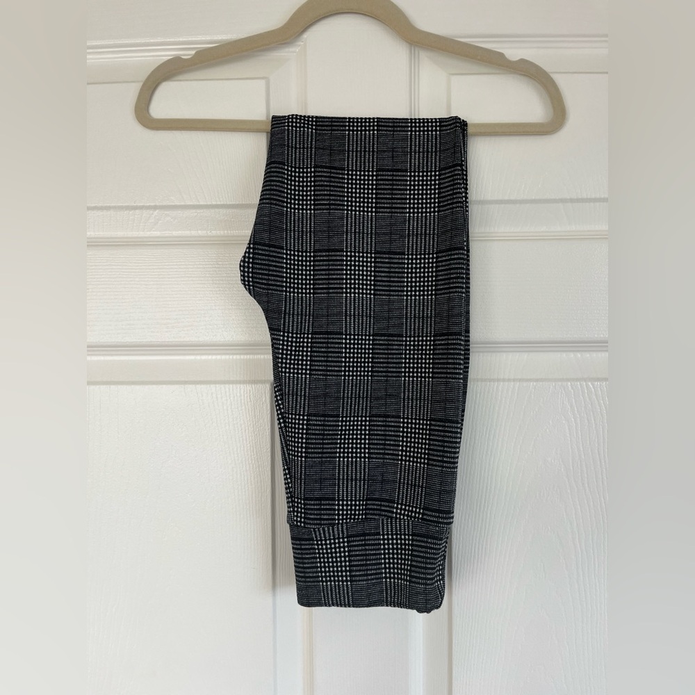 Black and White Plaid Pants